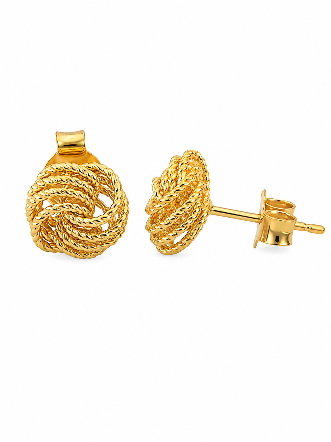 Fancy Knot Stud Earrings