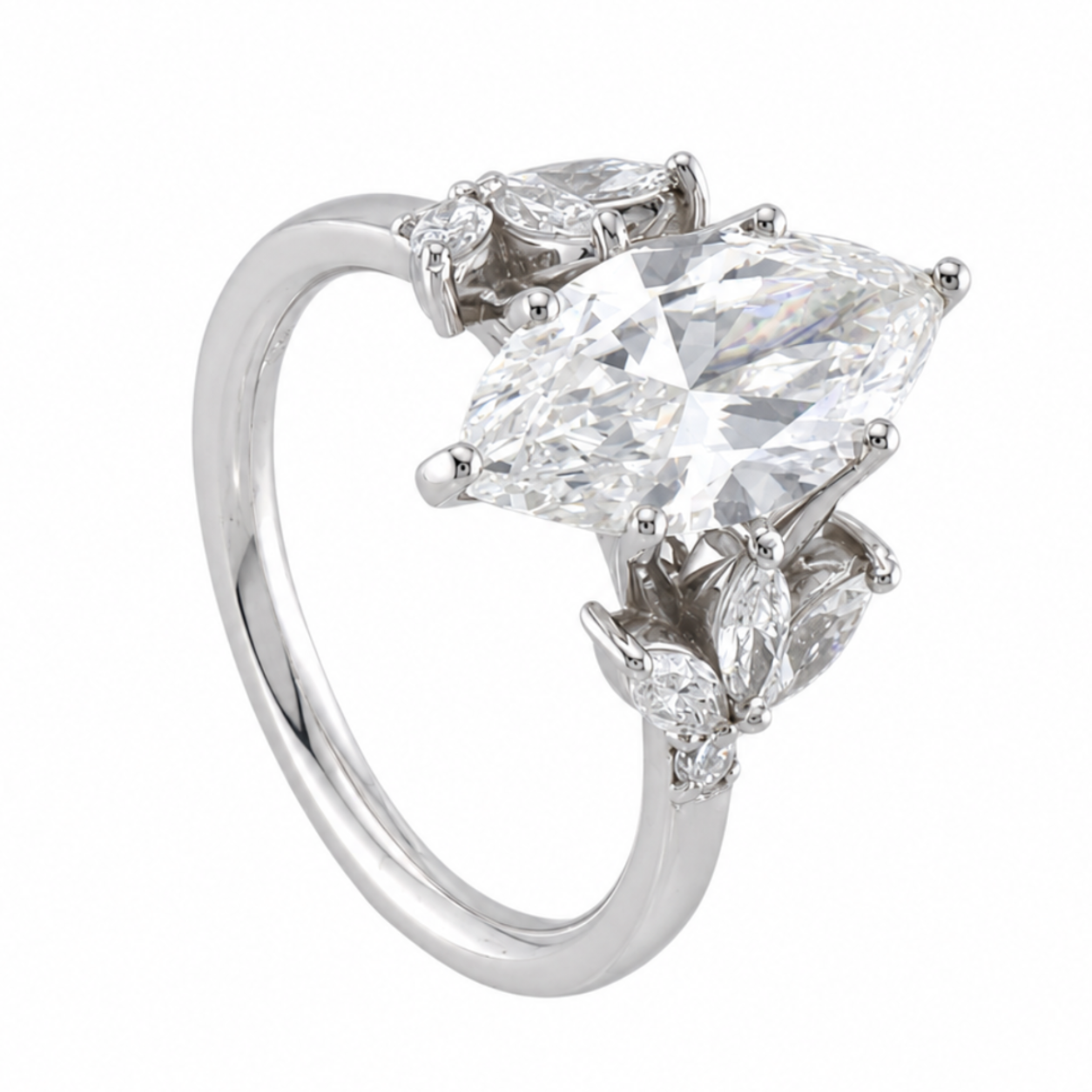 Marquise Cut Diamond Ring