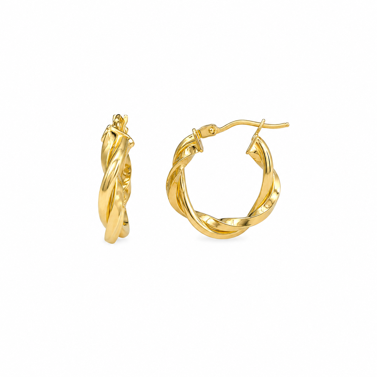 Twisted Hoops Earrings