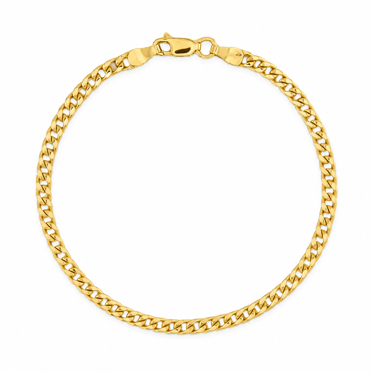 Cuban Link Bracelet 14K 8in x 3.3mm 3G