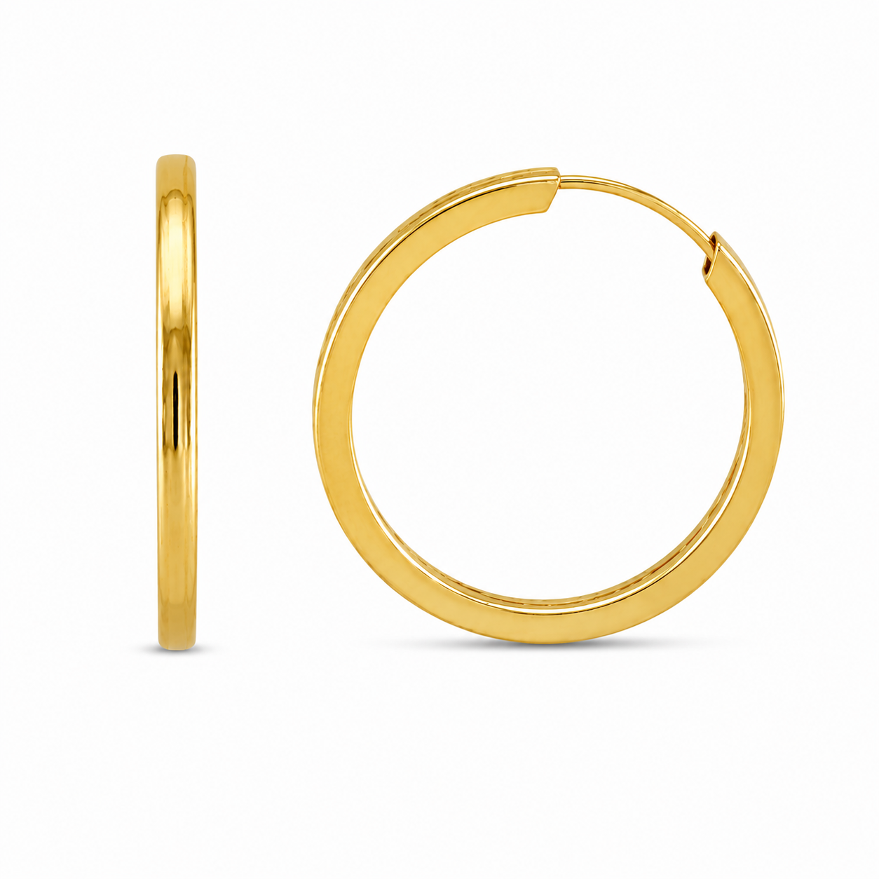 Plain Hoops Earrings