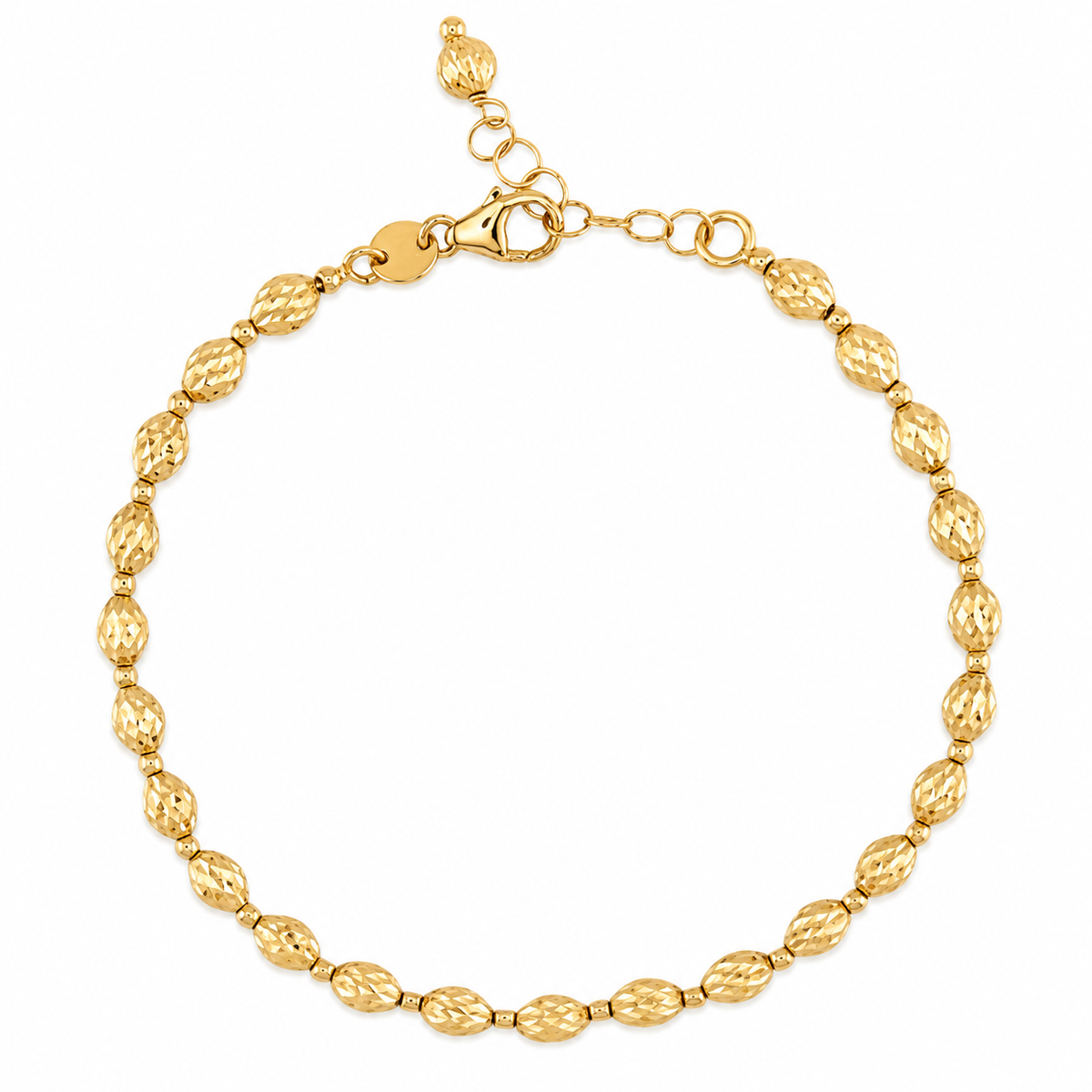 Diamond Cut Balls Bracelet