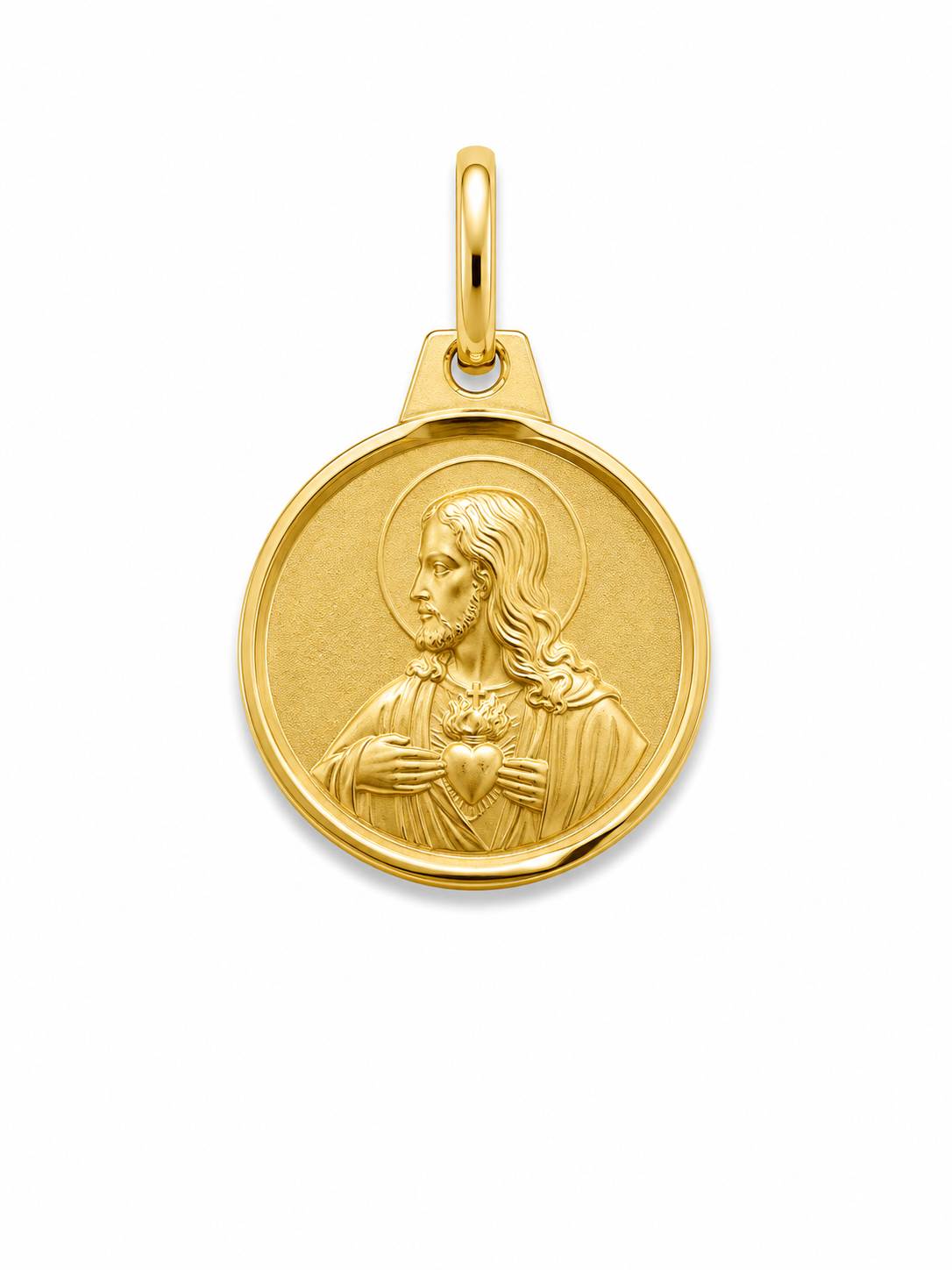 Solid Coromoto & Jesus Pendant