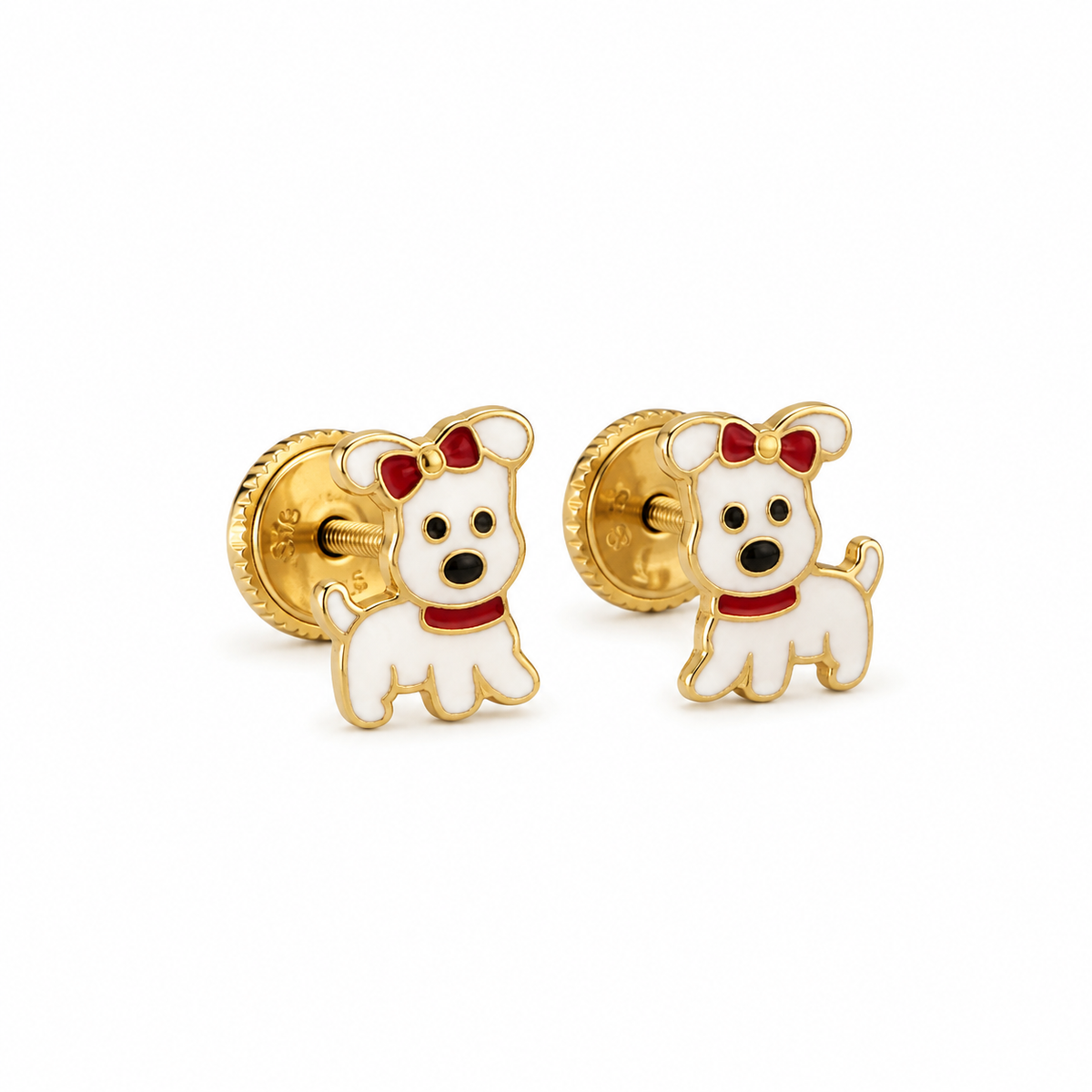 Puppy Stud Earrings