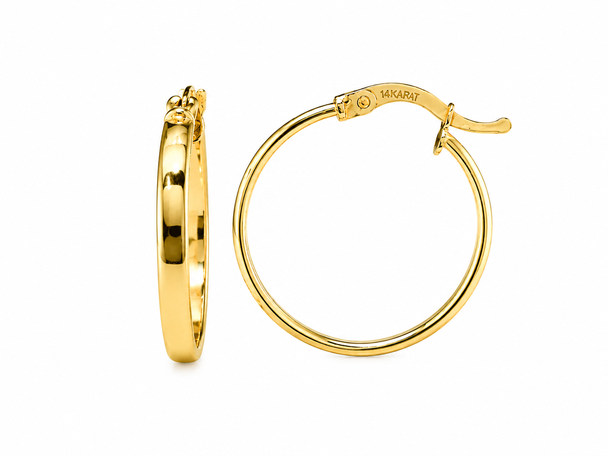 Plain Hoops Earrings