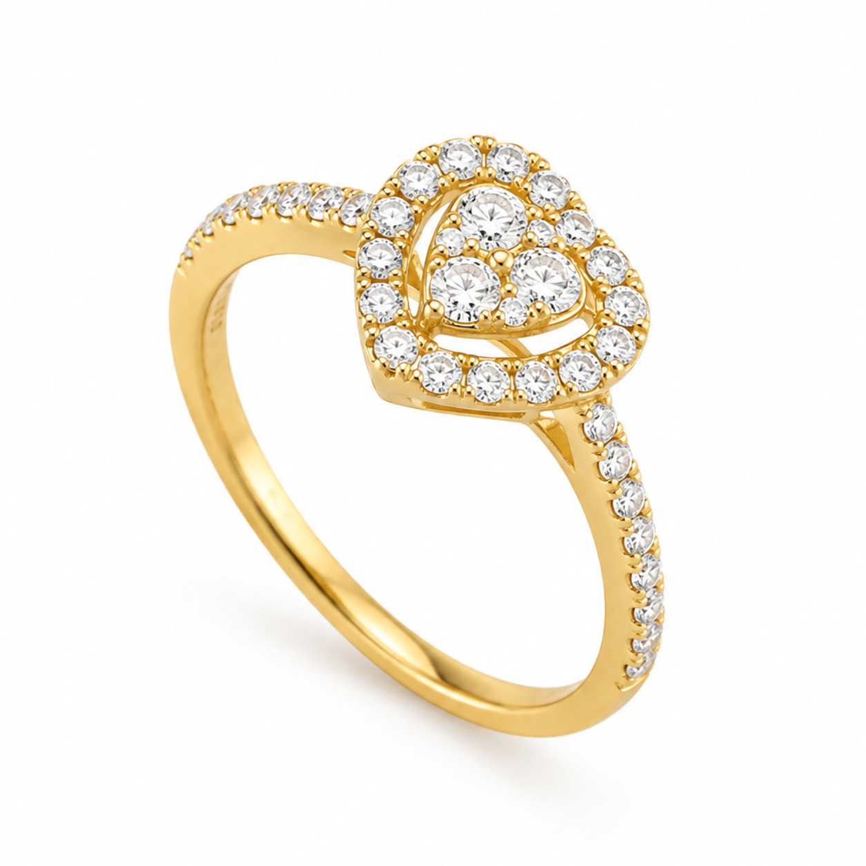 Engagement Heart Diamond Ring