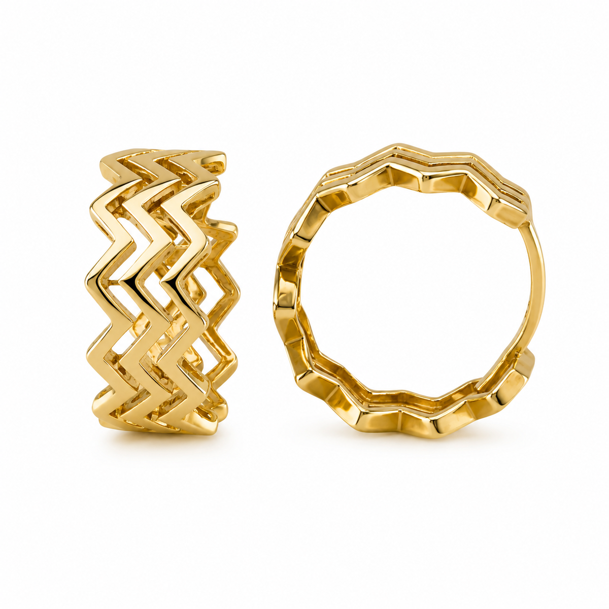 Fancy Hoops Earrings