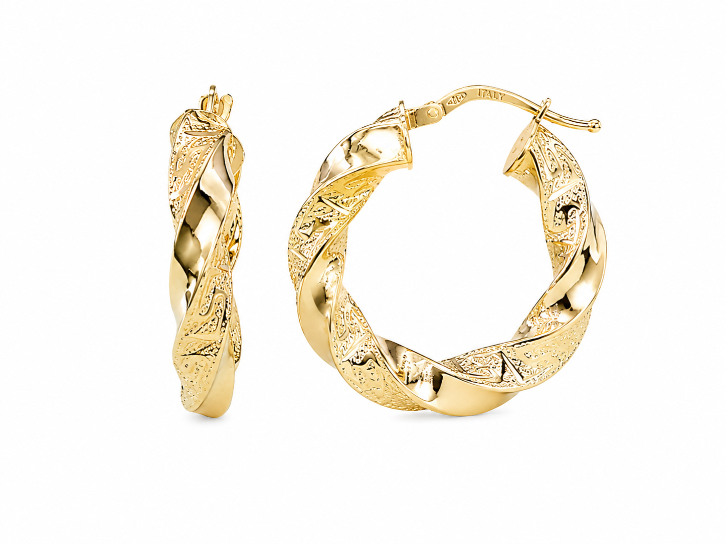 Twisted Hoops Earrings