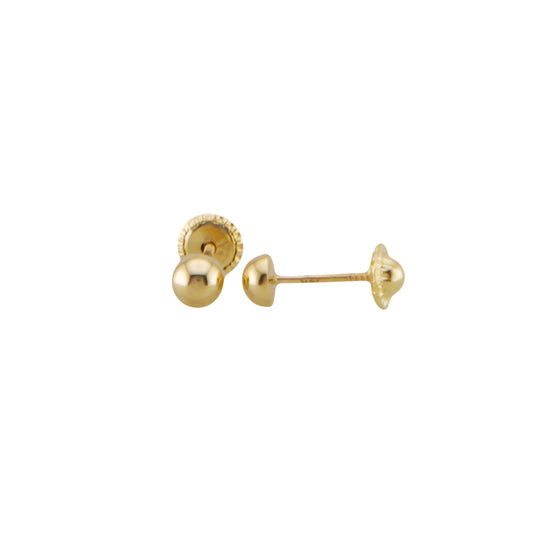 Half Balls Stud Earrings