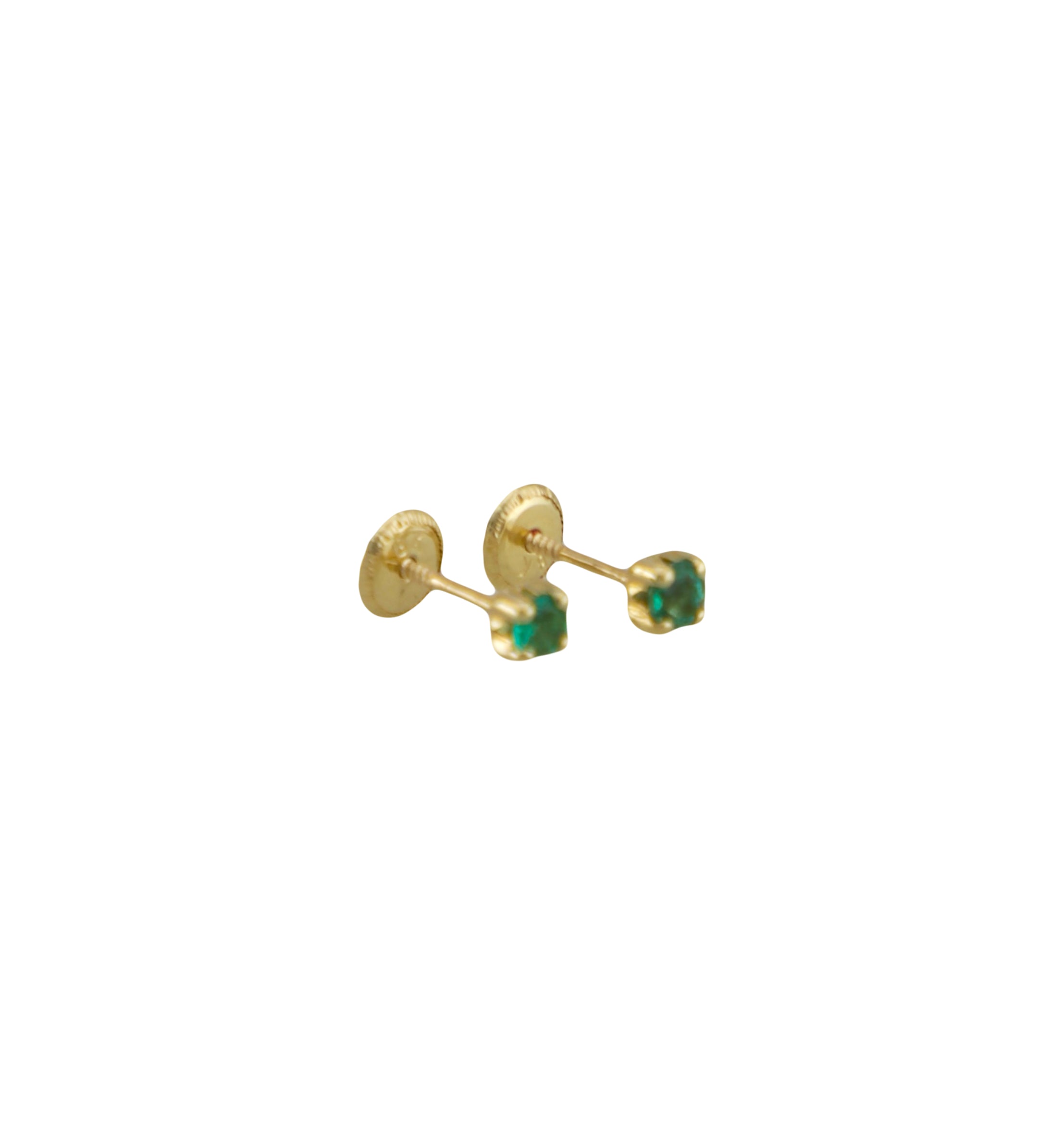Emerald Stud Earrings