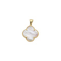 White Trevol Pendant