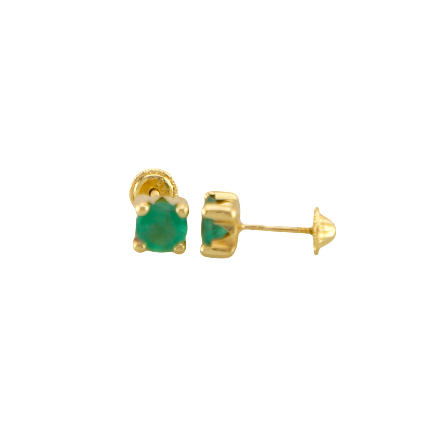 Emerald Stud Earrings