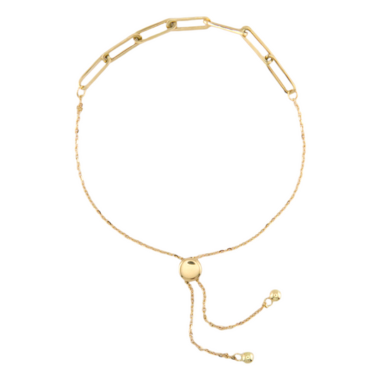 Paper Clip Link Bracelet
