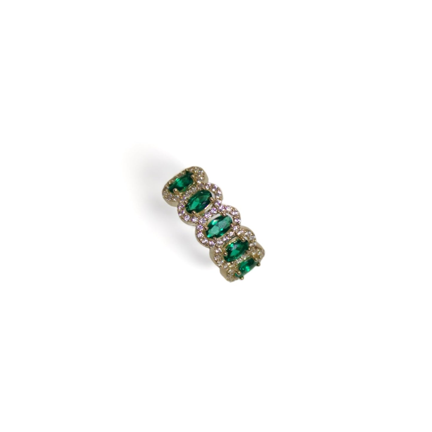 Green Zirconia Stone Ring