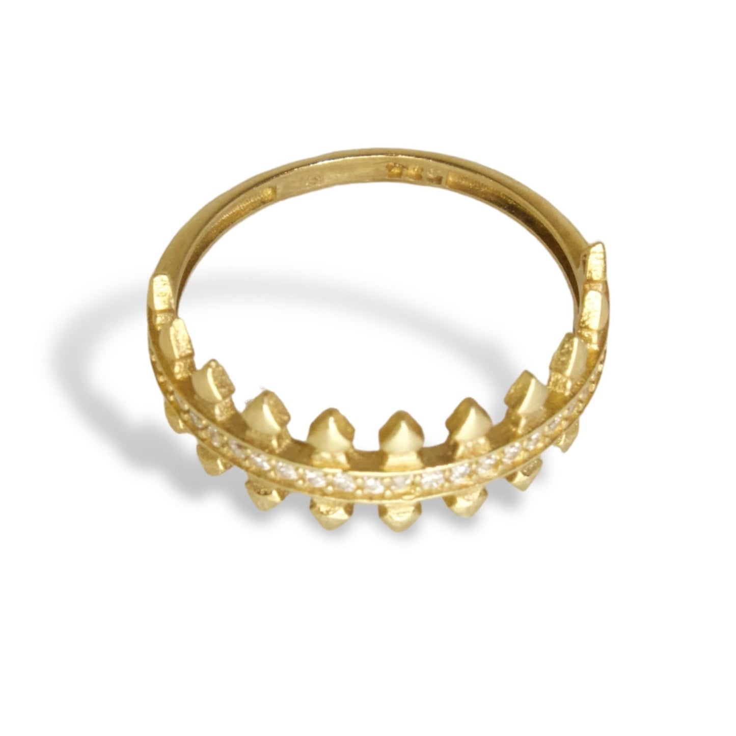 Crown Zirconia Ring