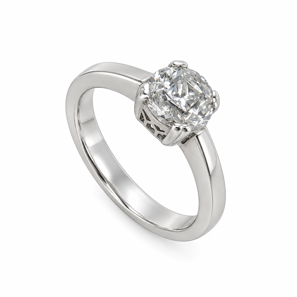 Diamond Rounded Ring 18K