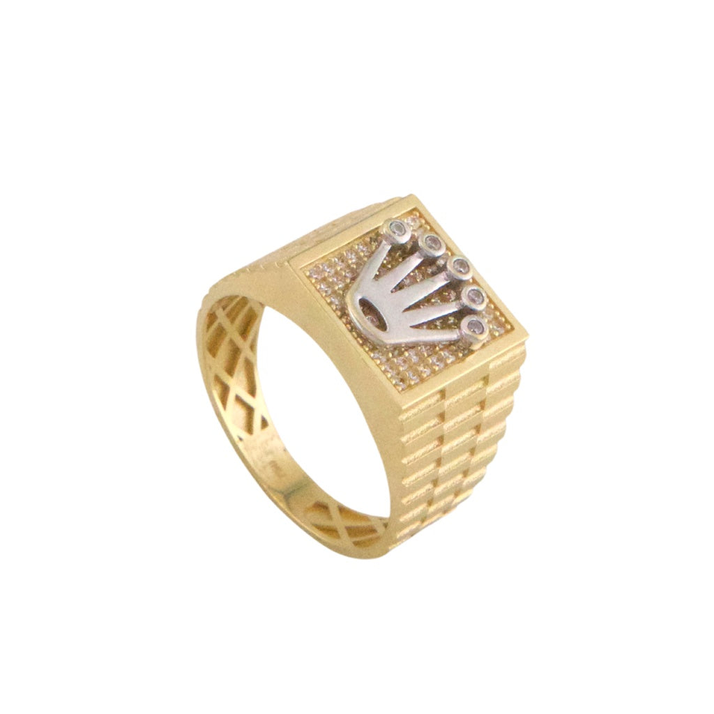 Bicolor Crown Ring