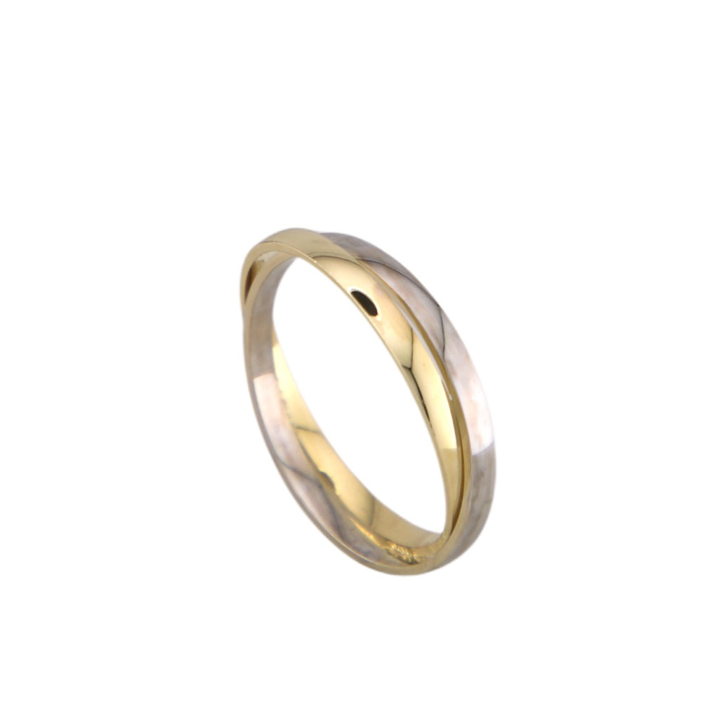 Bicolor Wedding Band