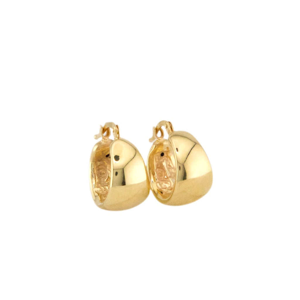Plain Hoops Earrings 18K