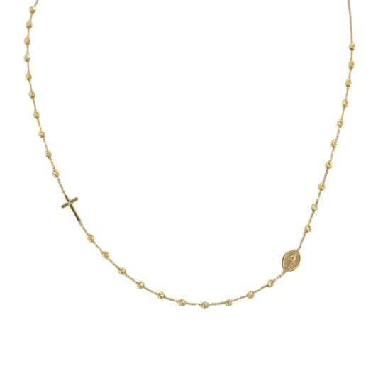 Diamond Cut Denario Necklace