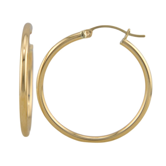 Plain Hoops Earrings