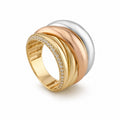 Fancy Three Colors Ring