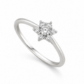 Diamond Flower Ring