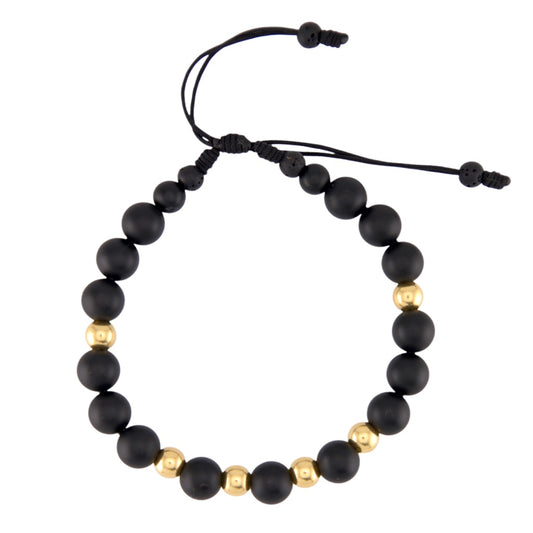 Gold/Black Balls Bracelet DG