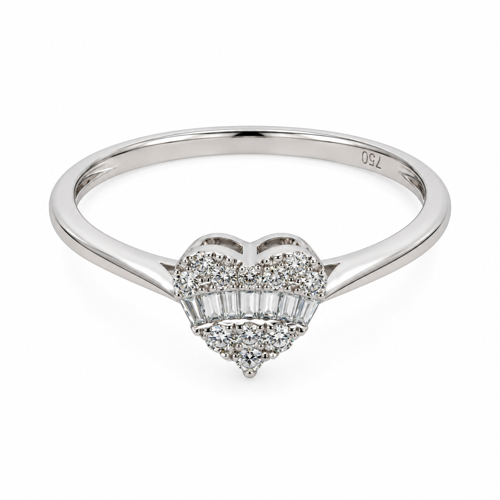 Heart Diamond Ring