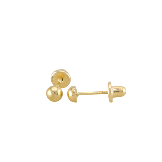 Small Half Stud Earrings