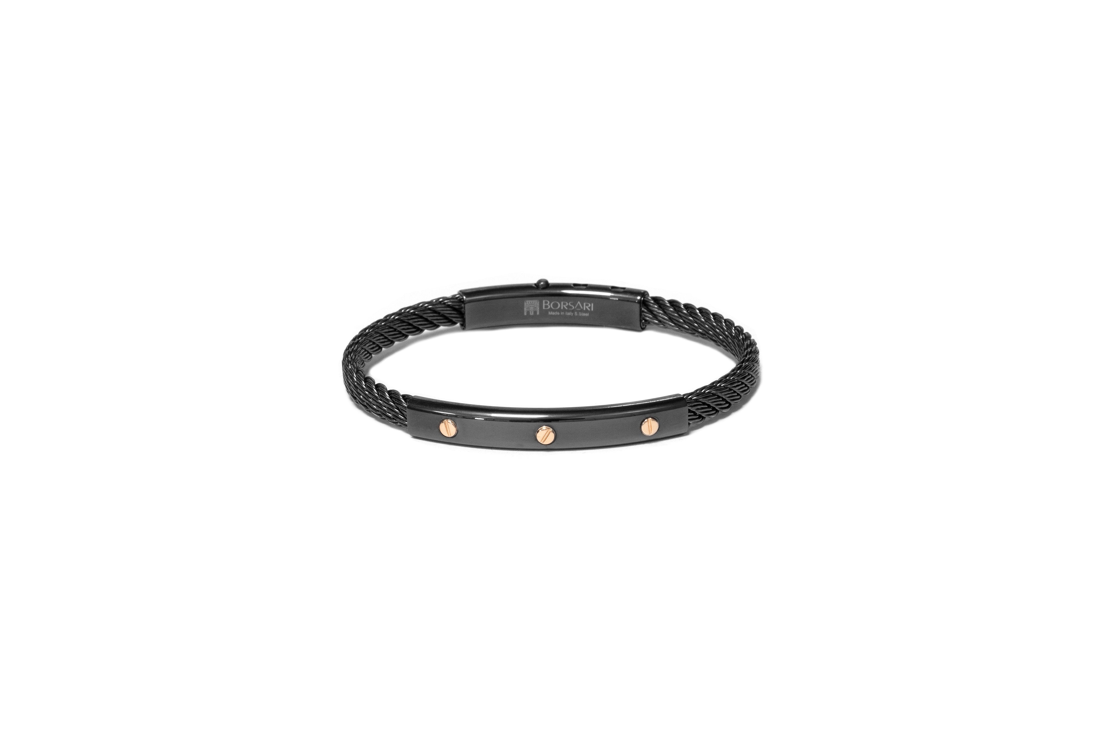 Stainless Steel & Gold Bracelet
