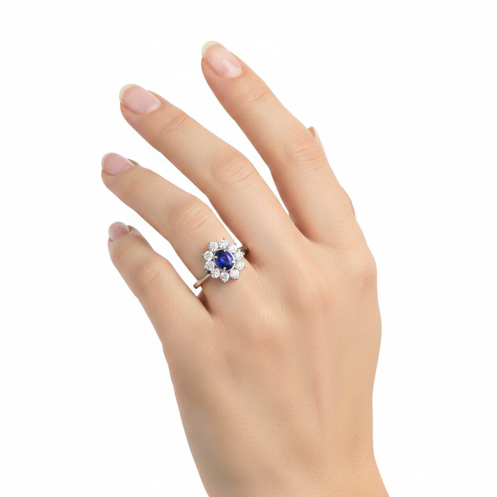 Diamond & Sapphire Ring