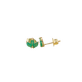 Emerald Stud Earrings