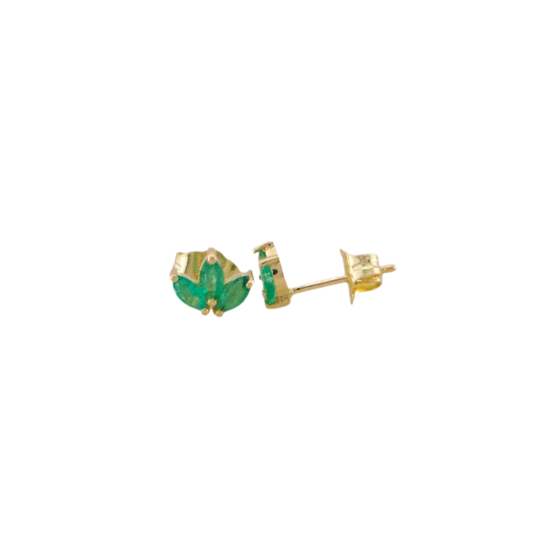 Emerald Stud Earrings