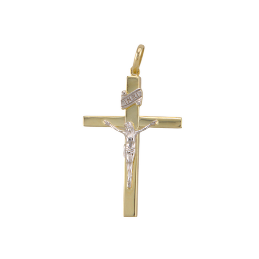 Bicolor Cross Pendant