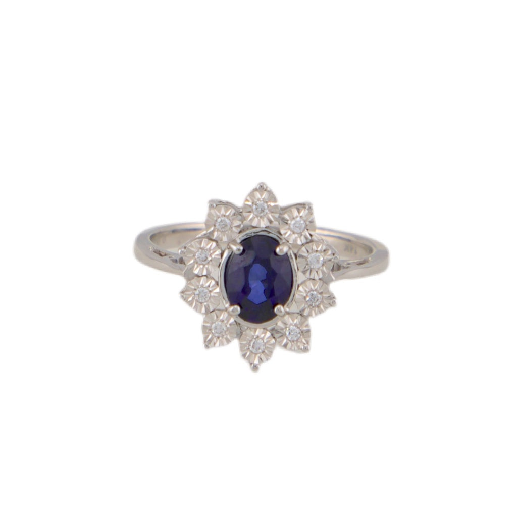 Diamond & Sapphire Ring
