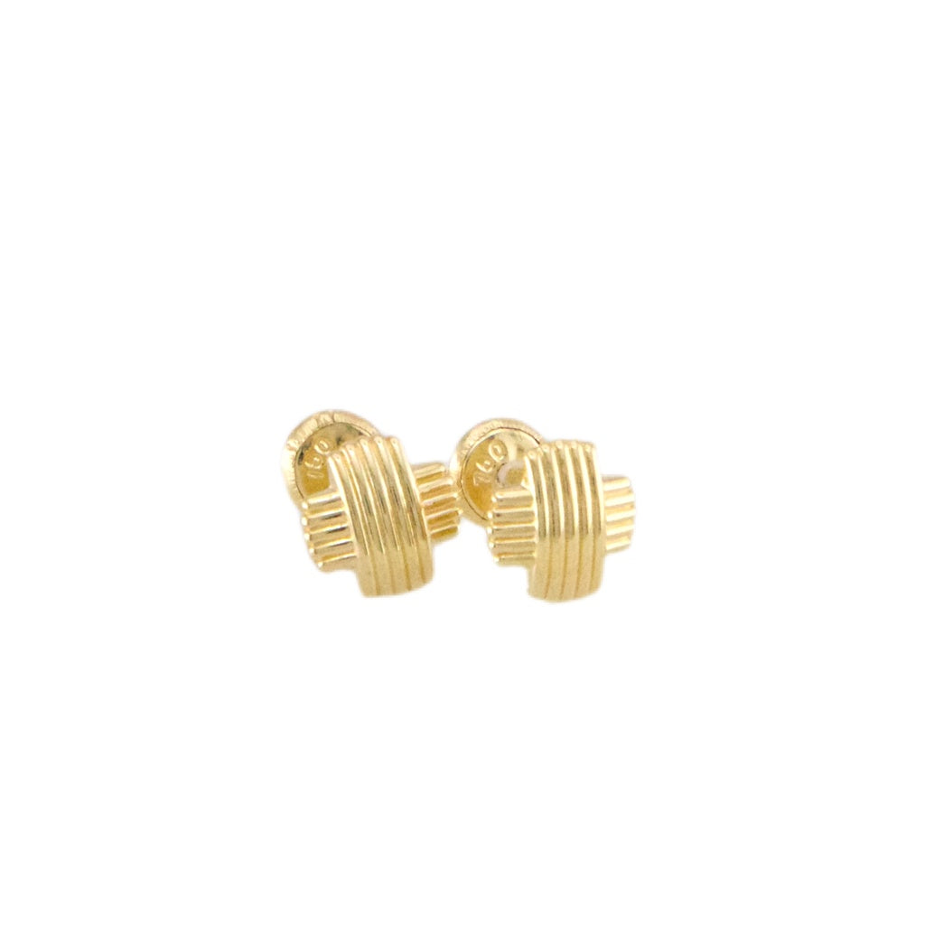 Fancy Squared Stud Earrings