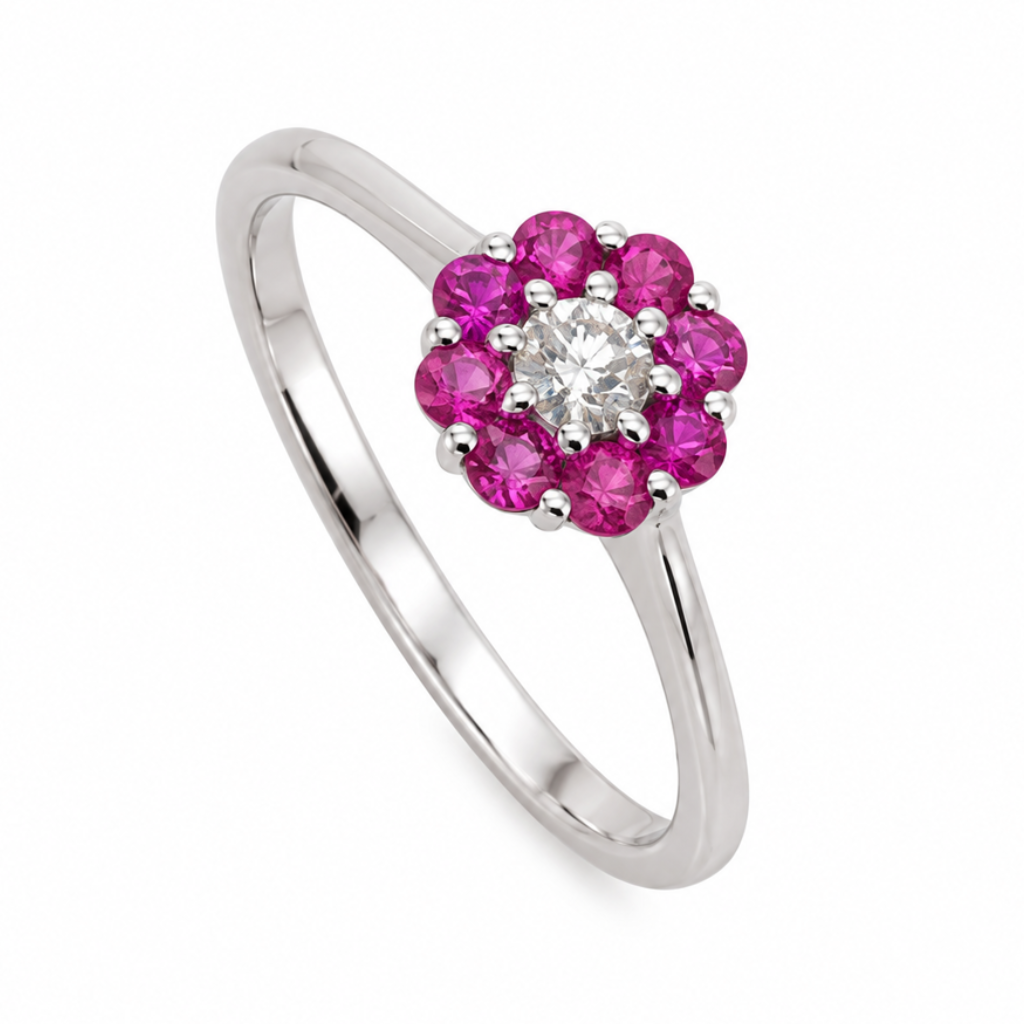 Diamond & Ruby Ring