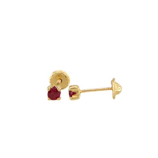 Ruby Stud Women’s Earrings