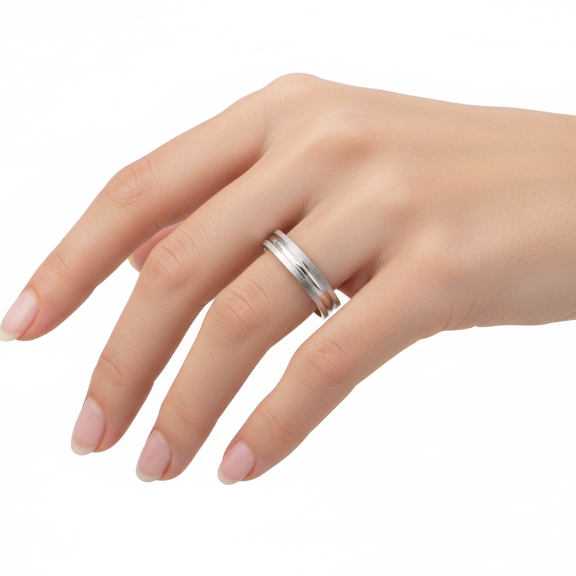 White Wedding Band
