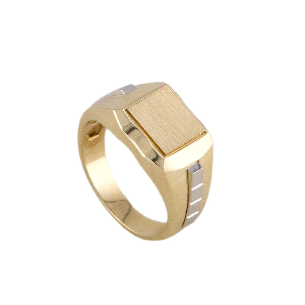 Bicolor Square Ring