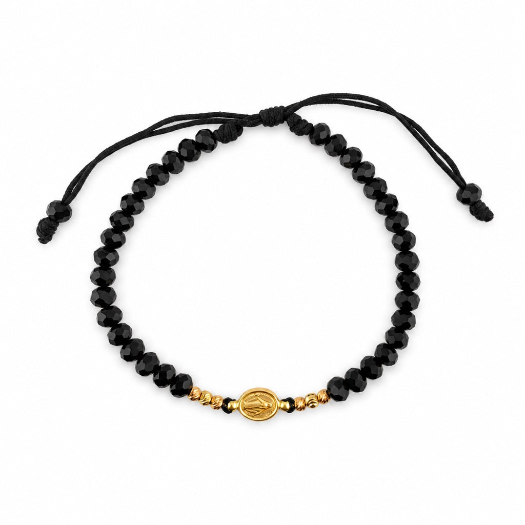 Black Diamond Cut Bracelet