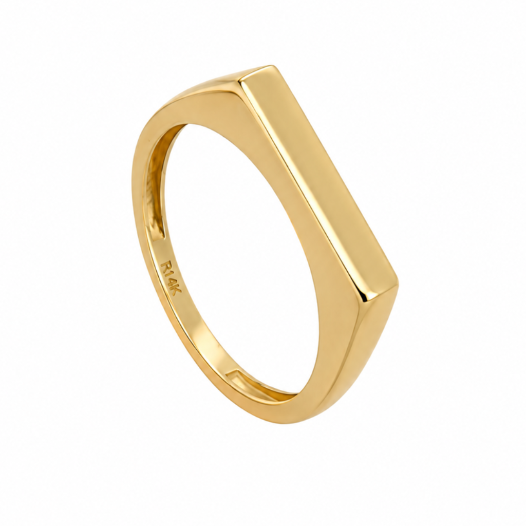 Fancy Square Ring 14K