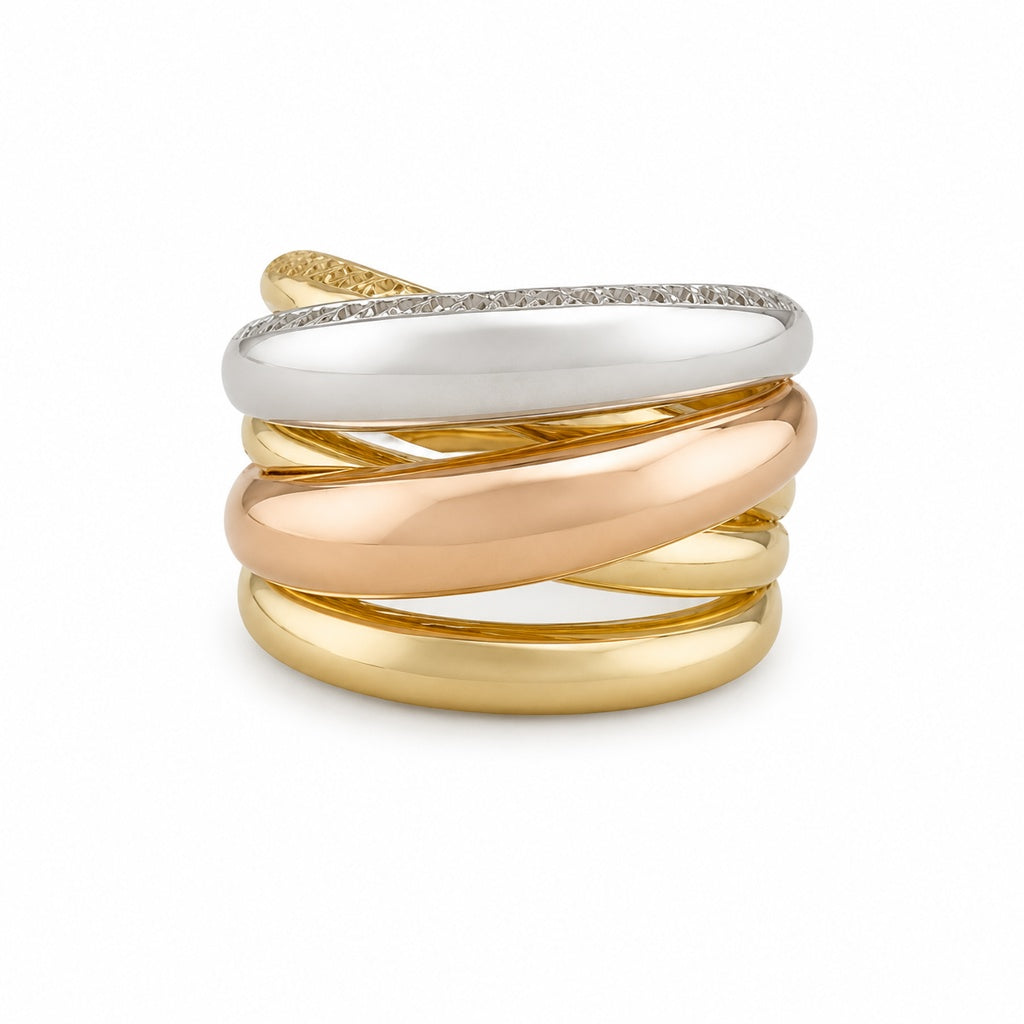 Fancy Three Colors Ring