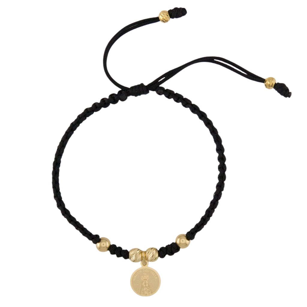 Virgen del Valle Black Bracelet