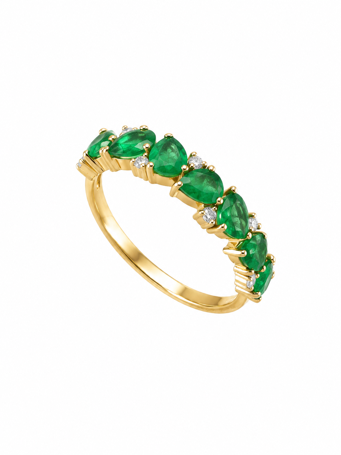 Emerald & Diamond Ring