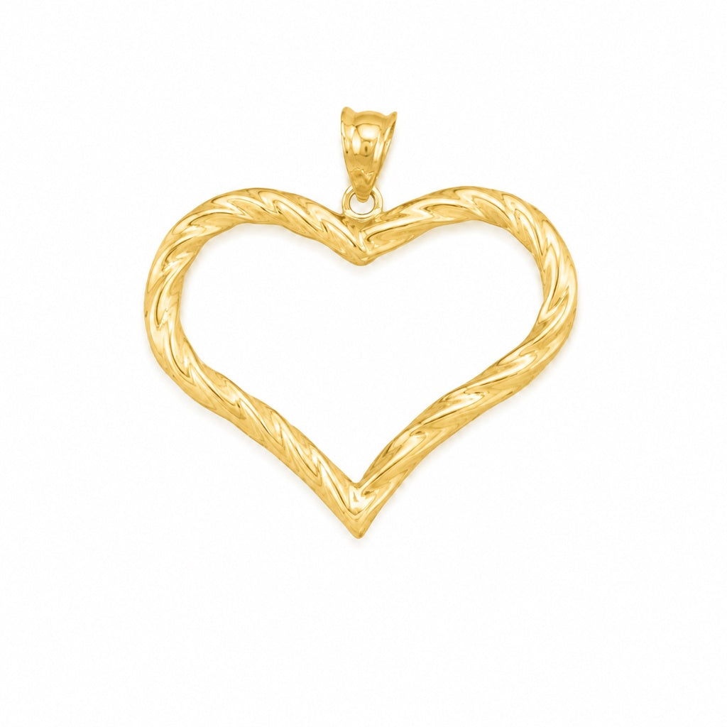 Twisted Heart Pendant