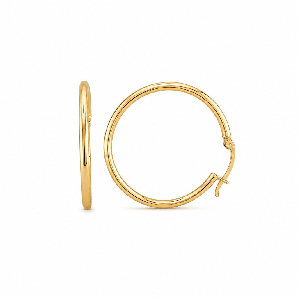 Plain Hoops Earrings