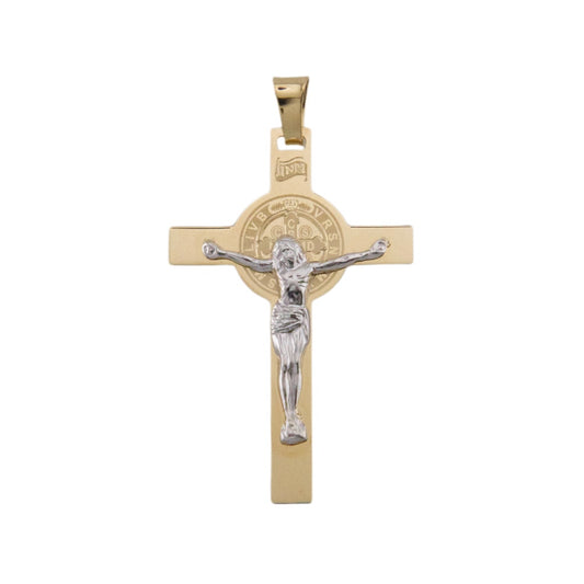 Bicolor Cross Pendant