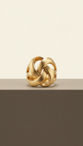 Sculptural Gold Vermeil Statement Ring